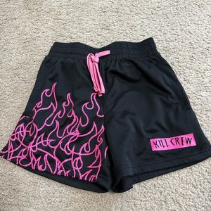KILL CREW BRAND NEW PINK WRITING SHORTS